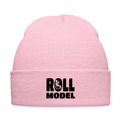 Wheelchair Roll model - Knit Cap with Cuff Print