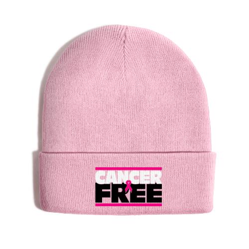 Cancer Free Vector Design - Knit Cap with Cuff Print