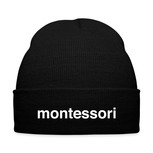 Montessori Only - Knit Cap with Cuff Print