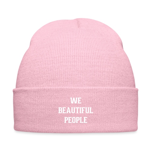We Beautiful People - Knit Cap with Cuff Print