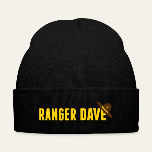print vector ranger dave logo horizontal - Knit Cap with Cuff Print