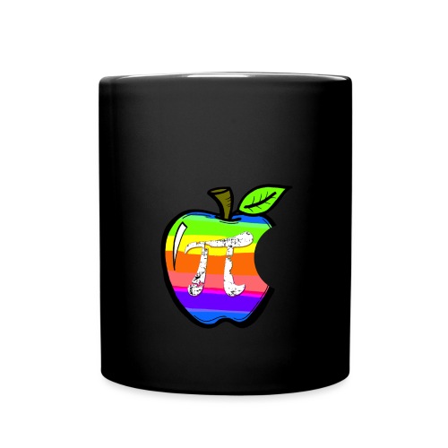 Apple Pi Rainbow:Think Irrationally - Full Color Mug