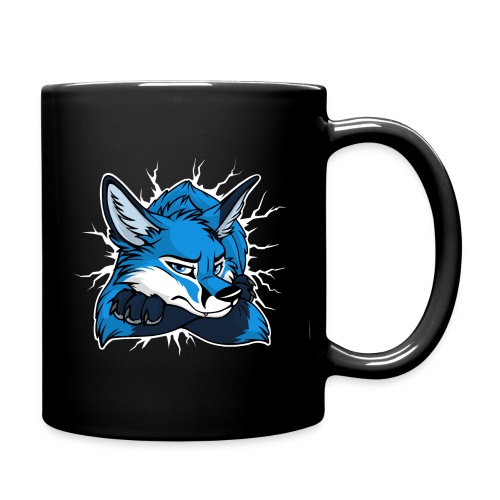 STUCK grumpy Fox Blue (double-sided) - Full Color Mug