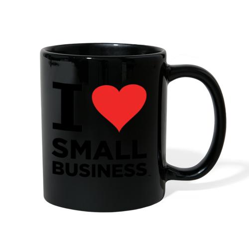 I Heart Small Business (Black & Red) - Full Color Mug