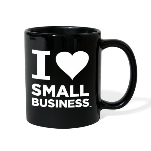 I Heart Small Business Logo (All White) - Full Color Mug