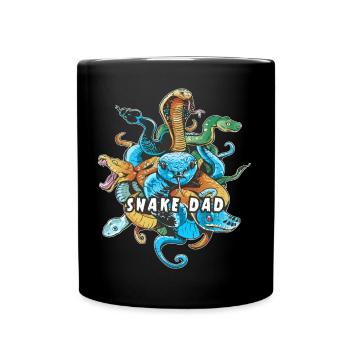 Snake Dad - Full Color Mug - black - Front