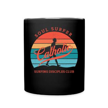 Soul Surfer Surfing Disciples Club - Full Color Mug - black - Front