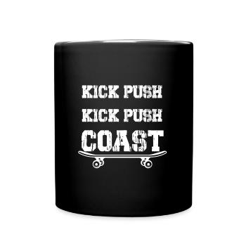 KICK PUSH KICK PUSH COAST - Full Color Mug - black - Front