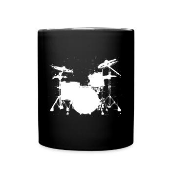 Trap Set Drawing - Full Color Mug - black - Front