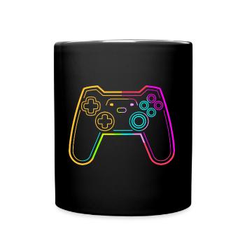 Gaming Controller Sketch - Full Color Mug - black - Front