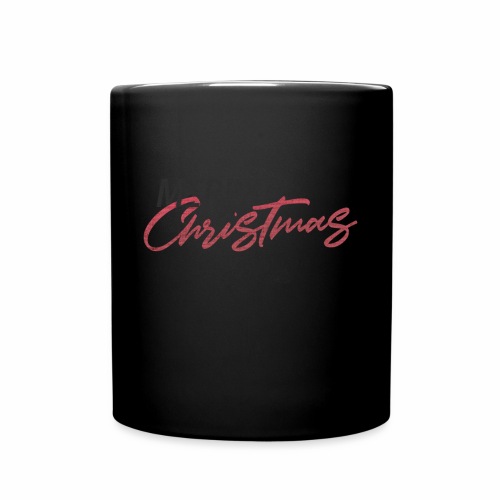 Merry Christmas - black - Full Color Mug