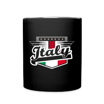Italy Soccer Italian Ball Gift Idea - Full Color Mug - black - Front