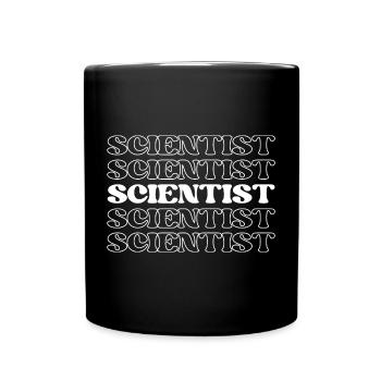 Scientist Researcher Scholar Research Expert - Full Color Mug - black - Front