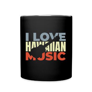 Hawaii Music - Full Color Mug - black - Front