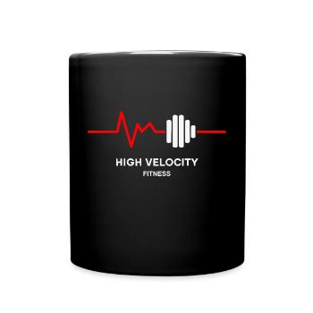High Velocity Fitness T-Shirt - Full Color Mug - black - Front