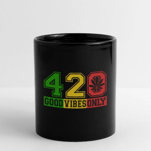 Witty 420 GoodVibes Herb Weed Marijuana Design - Full Color Mug