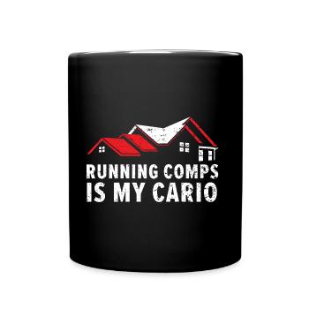 Running Comps Is My Cardio House Real Estate Agent - Full Color Mug - black - Front