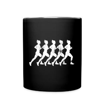 Running Girls - Full Color Mug - black - Front