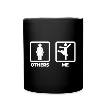Me as a Ballet Dancer - Full Color Mug - black - Front