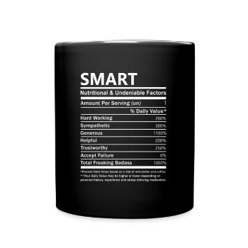 Smart Name T Shirt - Smart Nutritional And Undenia - Full Color Mug - black - Front