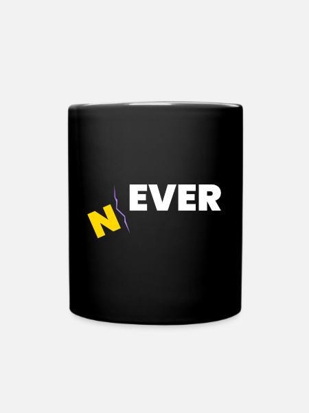 N[EVER - Full Color Mug - black