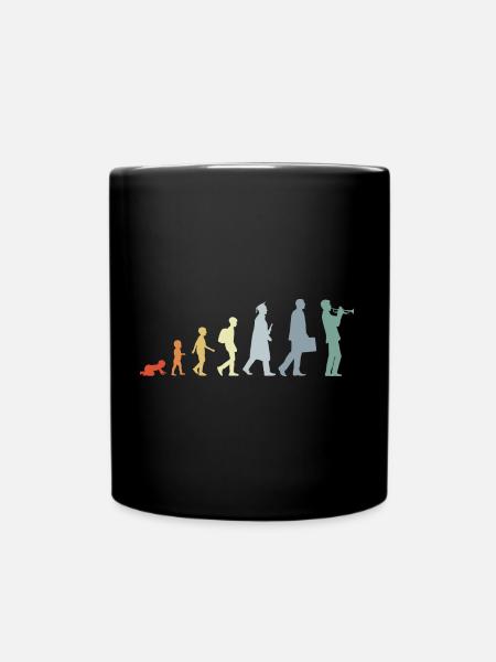 Trumpeter Evolution - Full Color Mug - black