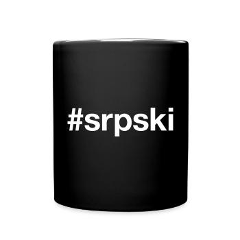 SERBIAN Srpski Hashtag - Full Color Mug - black - Front