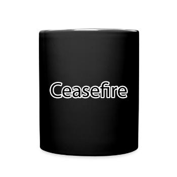 Ceasefire Black - Full Color Mug - black - Front