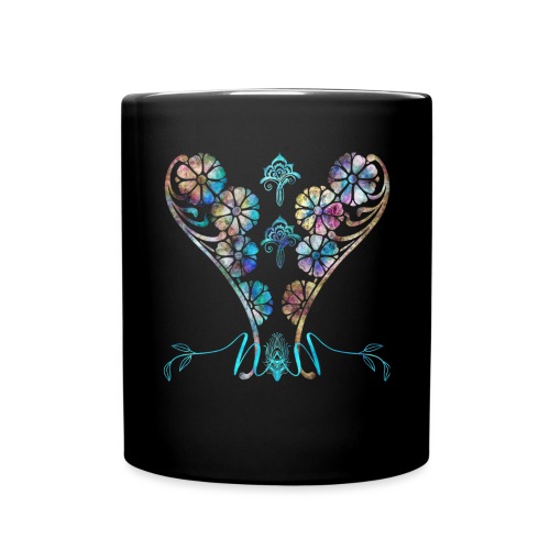 Native American Indian Indigenous Butterfly Heart - Full Color Mug
