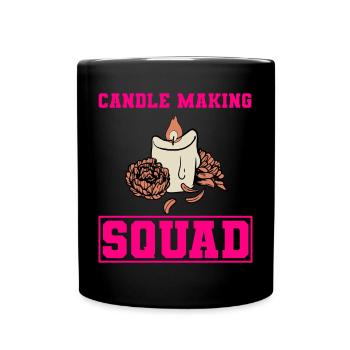 Candle Maker Hobby Wax Worker - Full Color Mug - black - Front