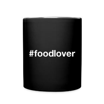 FOODLOVER Foodie Hashtag - Full Color Mug - black - Front