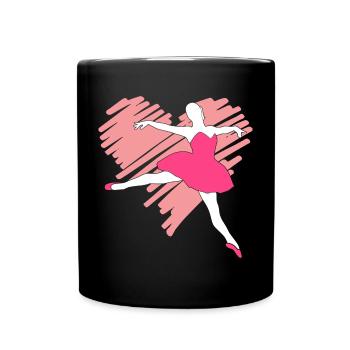 Ballet Shoes Ballet Dancer - Full Color Mug - black - Front
