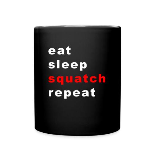 eat sleep squatch repeat - Full Color Mug