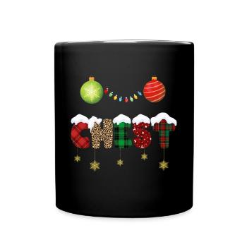 Nuts chestnuts christmas Couples matching - Full Color Mug - black - Front