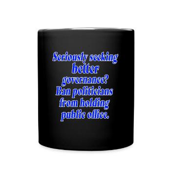 Better Governance - Full Color Mug - black - Front