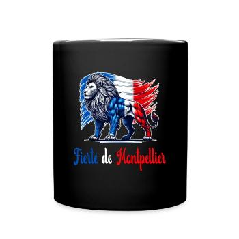 The pride of Montpellier flag design - Full Color Mug - black - Front
