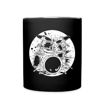 Drum Kit - Full Color Mug - black - Front
