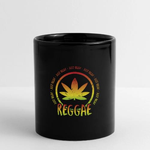 Chill Reggae Vibes Just Relax Rasta Music Art - Tasse colorée