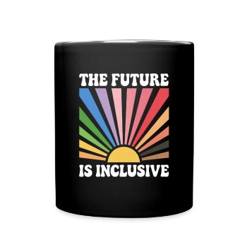 The Future is Inclusive - Full Color Mug - black - Front