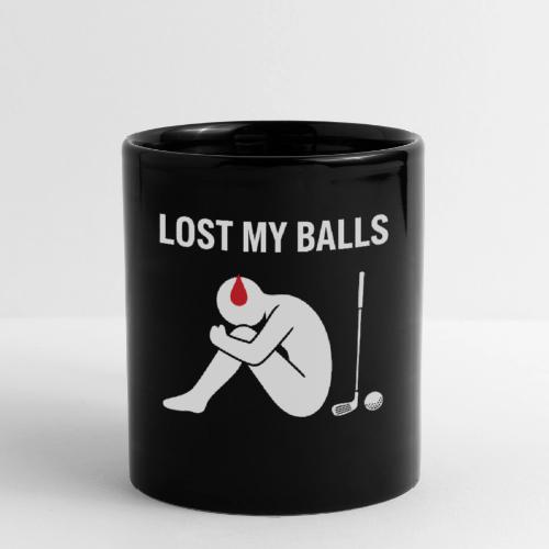 Lost My Balls Rude Humor Golfer Quote - Full Color Mug