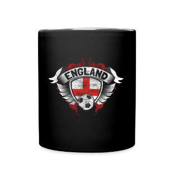 England Uk World Champion Gift - Full Color Mug - black - Front