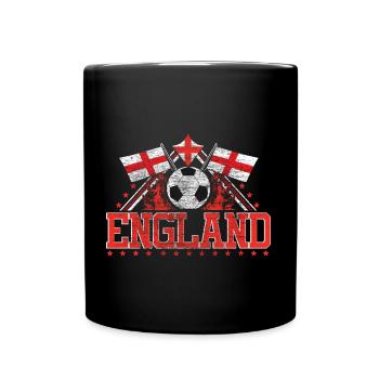 England Football World Champion Gift Idea - Full Color Mug - black - Front