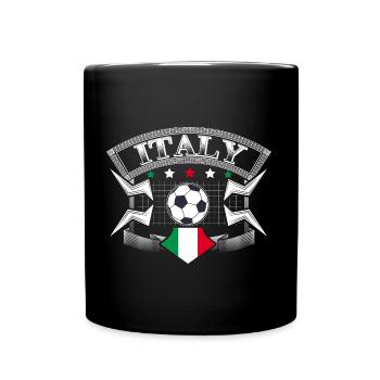 Italy Soccer Italy Gift Idea - Full Color Mug - black - Front