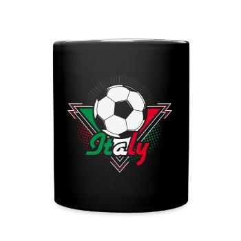 Italy Soccer Ball Gift Idea - Full Color Mug - black - Front