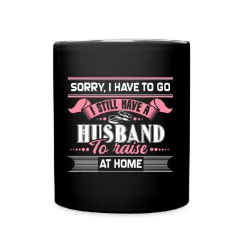 Marriage Wedding Day - Full Color Mug - black - Front
