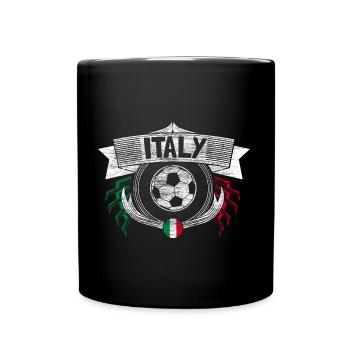 Italy Soccer Italian Team Gift - Full Color Mug - black - Front