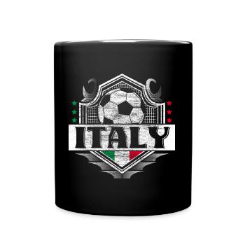 Italy Soccer Italy Soccer Player - Full Color Mug - black - Front