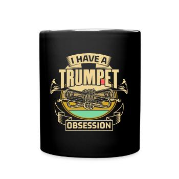 Trumpet - Full Color Mug - black - Front