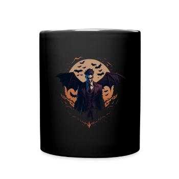 vampire to bat - Full Color Mug - black - Front