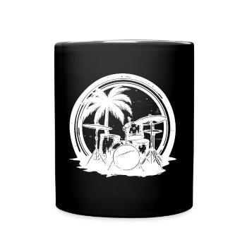 Drum Kit - Full Color Mug - black - Front